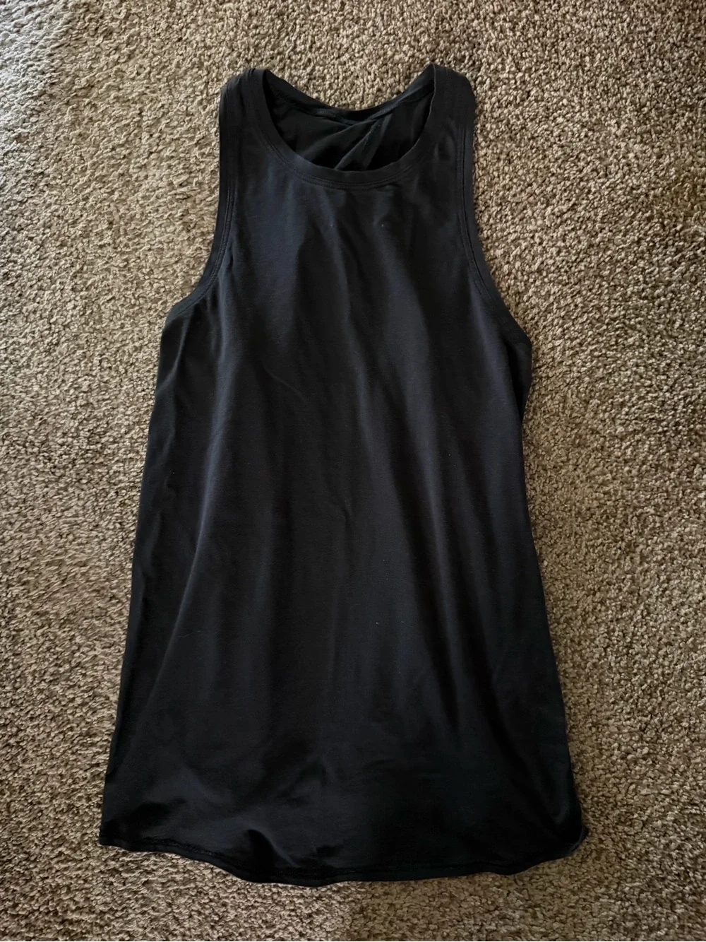 lululemon athletica Black Women's Tank Top open back